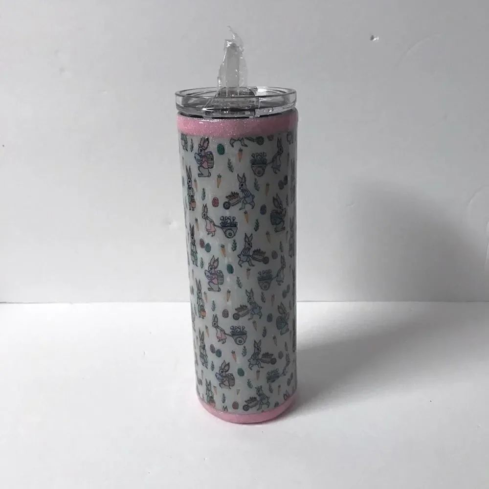 Handmade Easter / Spring stainless steel tumbler